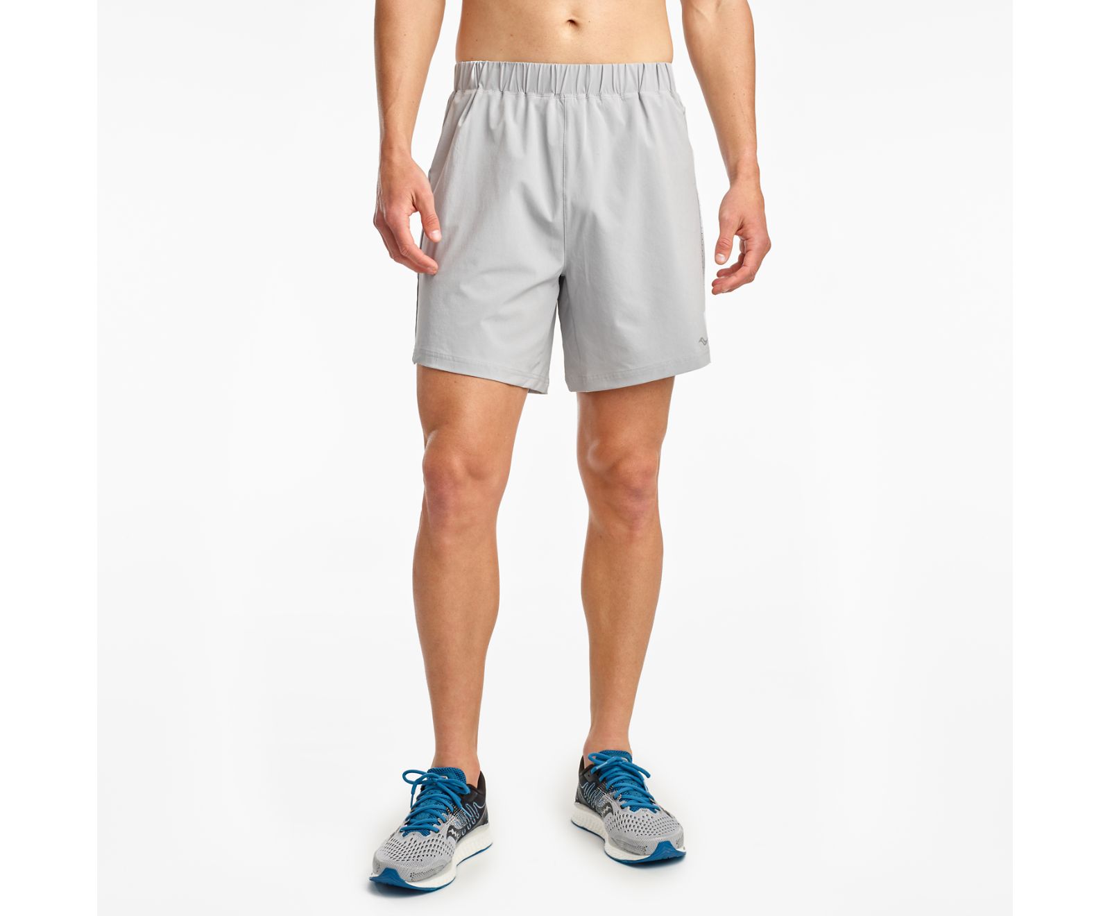 Saucony Outpace 7" Shorts Herr Grå | Sverige 867ILH